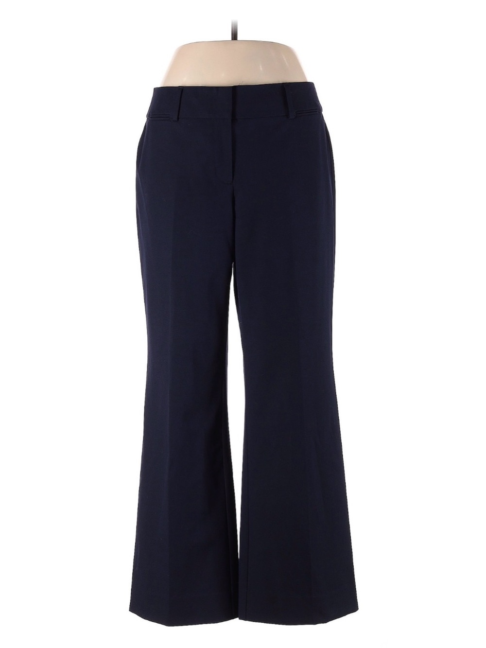LOFT Navy Boot-Cut Dress Pants